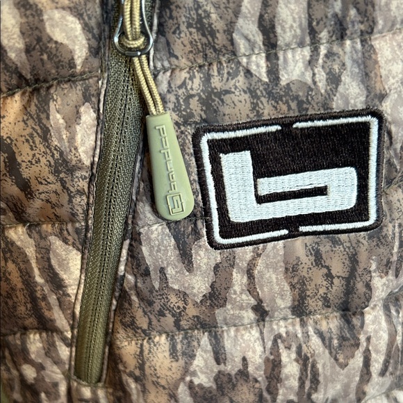 Brown Banded Camouflage Puffer Jacket - Picture 3 of 10